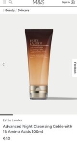 Estee Lauder Advanced Night Cleansing Gelee Price Includes Postage Cost