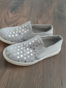 Silver girls shoes size 11UK