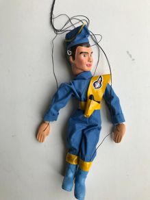 Rare Vintage 1960s Thunderbirds 'Virgil Tracy' Puppet