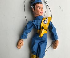 Rare Vintage 1960s Thunderbirds 'Virgil Tracy' Puppet