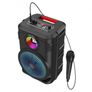 2255 Hoco BS46 Wireless Speaker with Microphone LED Lighting Karaoke Image 2