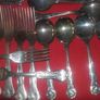 alot of cutlery sheffield plate 6 soup spoons, 6 forks  ,6 fish knifes Image 4