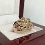 Diamond D'Joy Luxury: Natural Champagne Diamond Bubble Ring Image 5