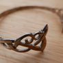 Vintage Sterling Silver 925 Celtic Knot Torc Bangle 13,9g Image 6
