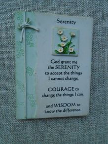 Serenity prayer magnet,Magnet, Fridge magnet