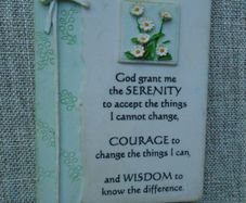 Serenity prayer magnet,Magnet, Fridge magnet
