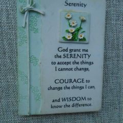 Serenity prayer magnet,Magnet, Fridge magnet