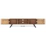 TV Cabinet 140x30x45 cm Solid Acacia Wood Image 5