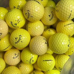 Golf Balls (Yellow Callaway) X 50