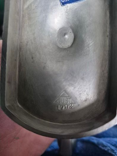 Just Anderson Danish  1930s Vintage art deco pewter candlebra