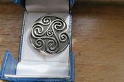 Sterling Silver Celtic Broach Hallmarked