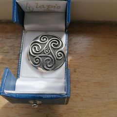 Sterling Silver Celtic Broach Hallmarked