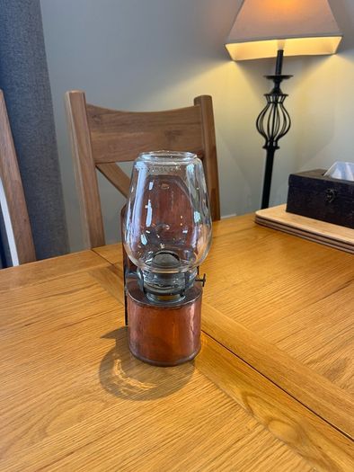 Antique Copper Wall Oil Lamp