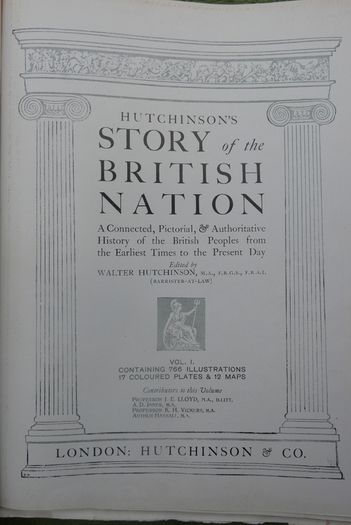 Hutchinson Story of the British Nation Vol I II III