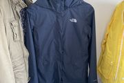 The North Face Navy 3in 1 raincoat