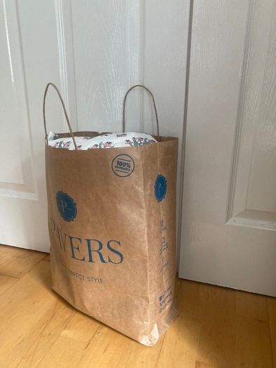 a bag of women's wear