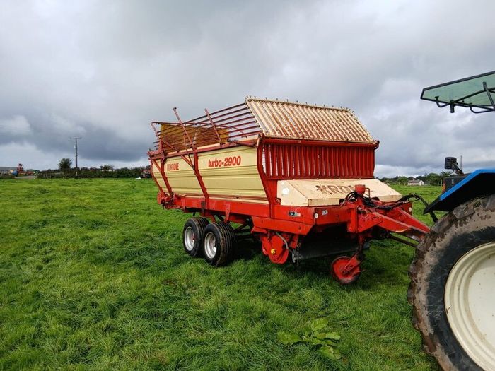 Krone Turbo 2900 Silage Wagon Zero Grazer