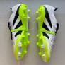 Like new, worn once, absolutely mint, size 10 Adidas 2024 Predator Elite Hybrid Touch + Fold-Over Tongue. RRP 280. Top tier boot in Cloud White / Core Black / Lucid Lemon colourway. Image 2