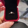 White Gold Diamond Ring Size N Image 2