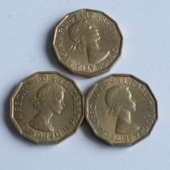 Queen Elizabeth threepences