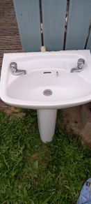 sink and pedestal