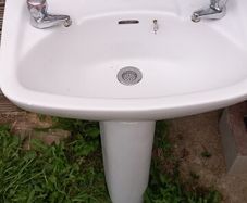 sink and pedestal