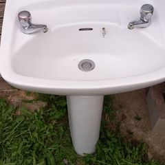 sink and pedestal