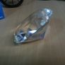 Glass diamond paperweight Image 4