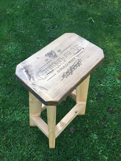 Hand Made Custom Built Home Bar Garden Stools