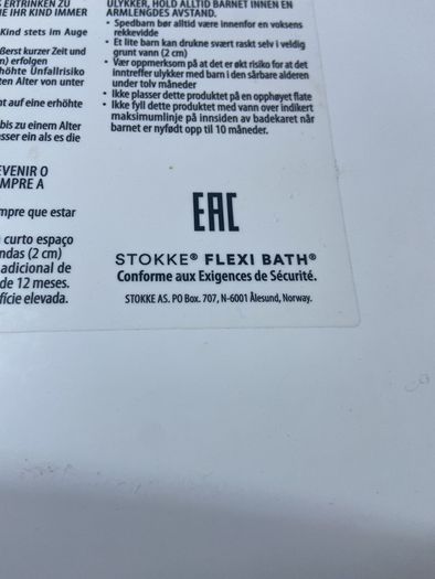 baby bath stokke
