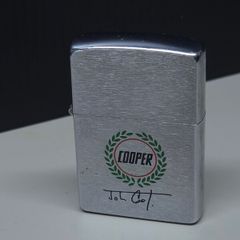 Vintage 1994 Zippo Lighter Cooper Logo / John Cooper Design
