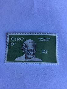 Rare 1969 Irish stamp -  Mahatma Gandhi