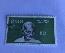 Rare 1969 Irish stamp -  Mahatma Gandhi