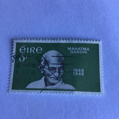Rare 1969 Irish stamp -  Mahatma Gandhi