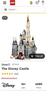 Lego Disney Castle 71040