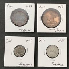 Ireland 1928 - 1937 x Four Coins