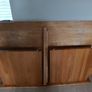 Solid wood dining table and chairs Image 3