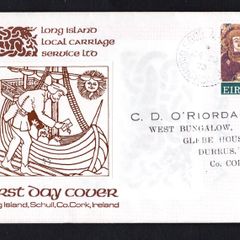 1973 Ireland Long Island Local Carriage Service Ltd First Day Cover (FDC)