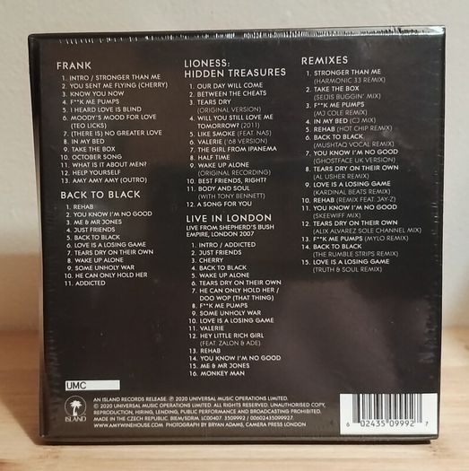 Amy Winehouse The Collection 5 CD Boxset