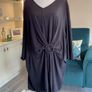 Brand-new Ladies Black Tunic Buckle Top from Evans.  Size UK 22-24 / EU 50-52 Image 6
