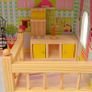 3-Storey Dollhouse Wood 60x30x90 cm Image 2