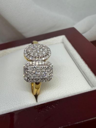 Diamond Cluster Ring