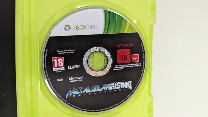 Metal Gear Rising Revengeance Xbox 360