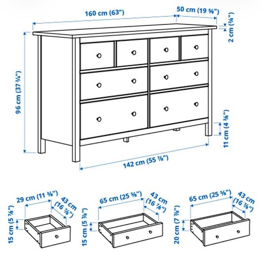 Hemnes from IKEA - Chest of Drawers