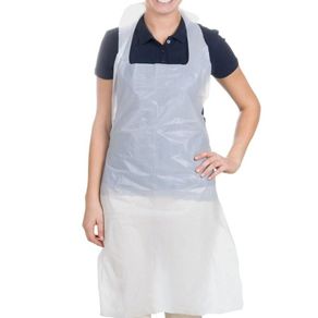 White Disposable Aprons on a roll of 200
