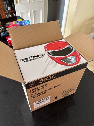 Power Rangers - Red Helmet - sealed / brand new
