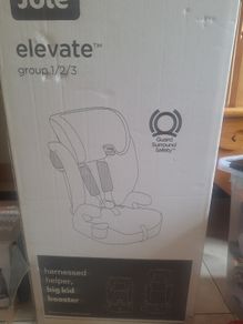 Joie elevate group 1/2/3 highback car seat BRAND NEW