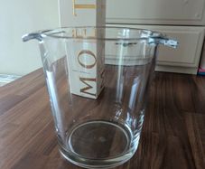 glass ice bucket