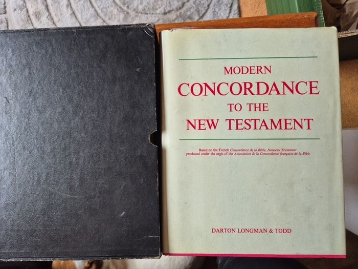 Unique Item. Vintage SlipC. Modern Concordance to the New Testament. 1976. Religious.Bible.