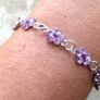 Pretty Vintage Flower  Bracelet Image 3